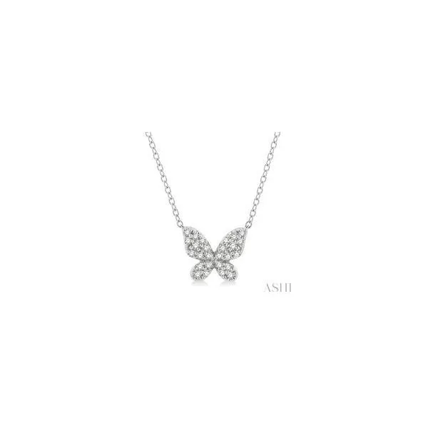 DIAMOND BUTTERFLY NECKLACE Dondero's Jewelry Vineland, NJ