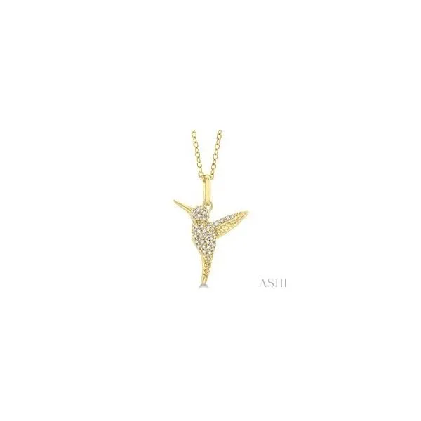DIAMOND HUMMINGBIRD NECKLACE Dondero's Jewelry Vineland, NJ