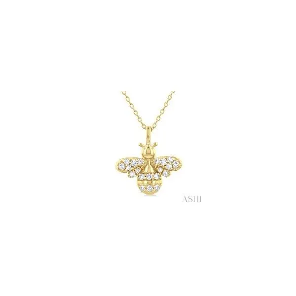 PETITE DIAMOND BUMBLE BEE NECKLACE Dondero's Jewelry Vineland, NJ