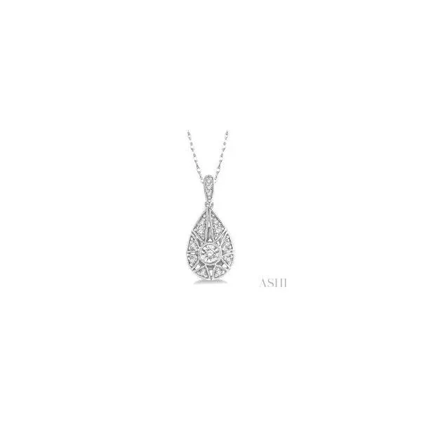 PEAR SHAPED DIAMOND PENDANT/NECKLACE Dondero's Jewelry Vineland, NJ