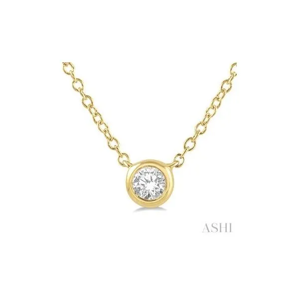 DIAMOND BEZEL NECKLACE Dondero's Jewelry Vineland, NJ
