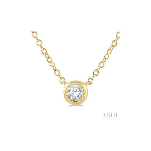 DIAMOND BEZEL NECKLACE Dondero's Jewelry Vineland, NJ