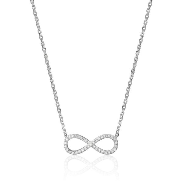 DIAMOND INFINITY SYMBOL NECKLACE Dondero's Jewelry Vineland, NJ