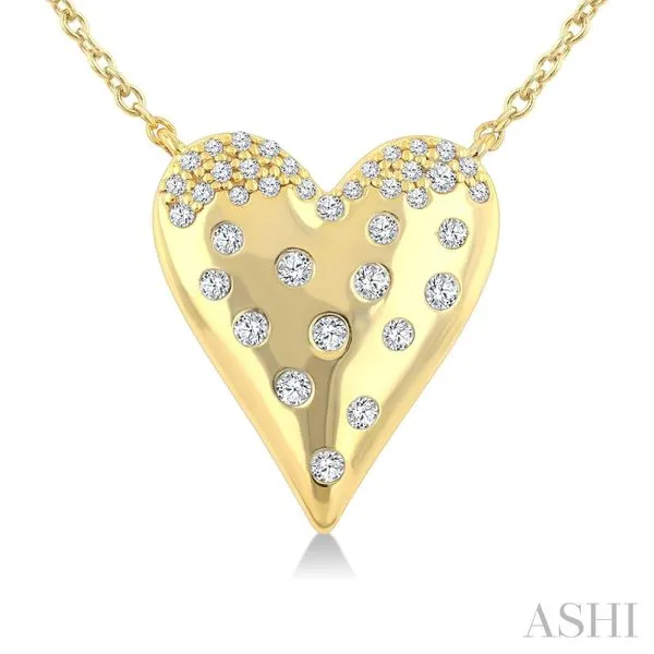 MOSAIC DIAMOND HEART NECKLACE Dondero's Jewelry Vineland, NJ