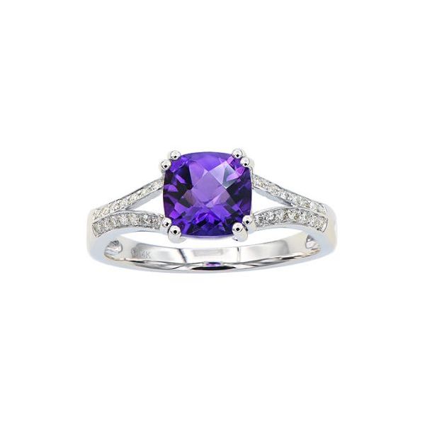 14K Yellow Gold Aqua & Diamond Ring Dondero's Jewelry Vineland, NJ