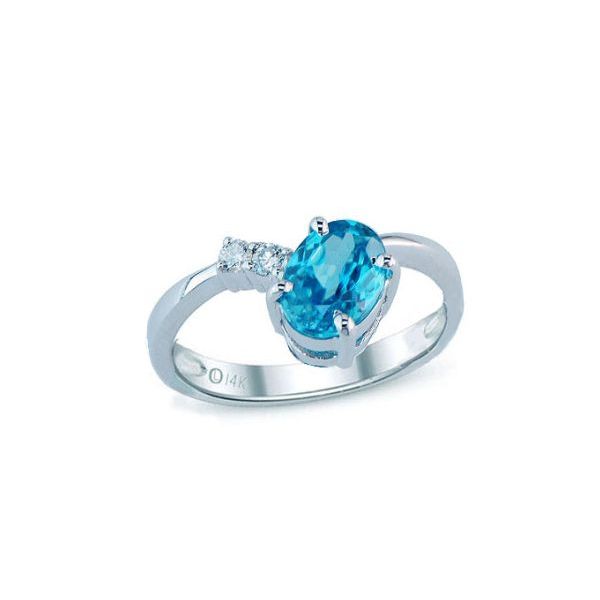 14K Yellow Gold Lab Created Alexandrite & Diamond Ring Dondero's Jewelry Vineland, NJ