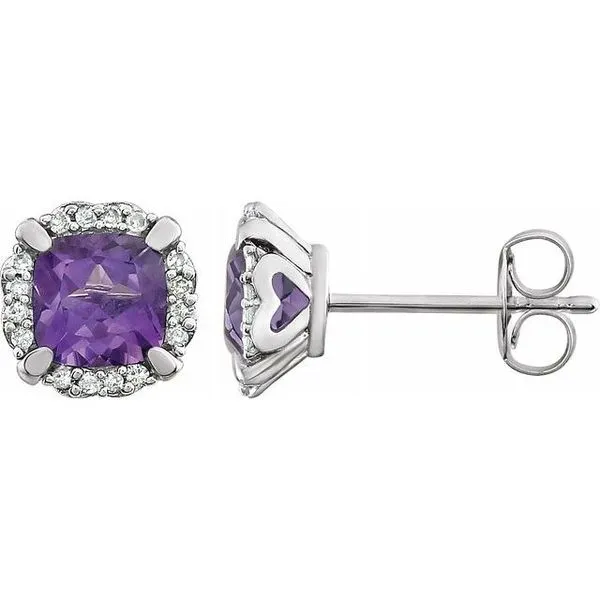 AMETHYST EARRINGS Dondero's Jewelry Vineland, NJ