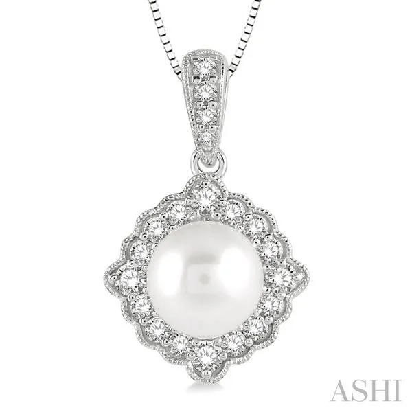 PEARL/DIAMOND NECKLACE Dondero's Jewelry Vineland, NJ