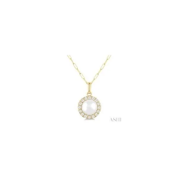 PEARL/DIAMOND PENDANT/NECKLACE Dondero's Jewelry Vineland, NJ