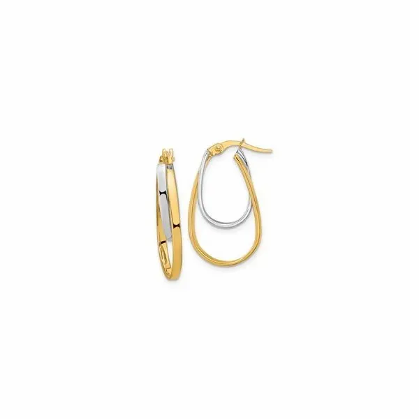 OVAL HOOP EARRINGS Dondero's Jewelry Vineland, NJ