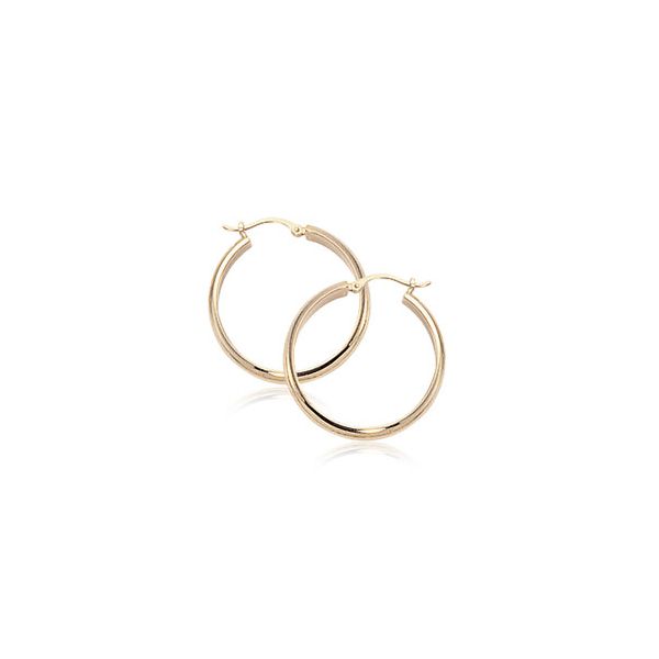 Carla Corporation 14K Yellow Gold Hoop Earrings Dondero's Jewelry Vineland, NJ