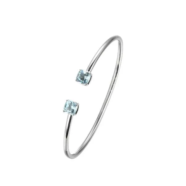 Blue topaz bangle clearance bracelet
