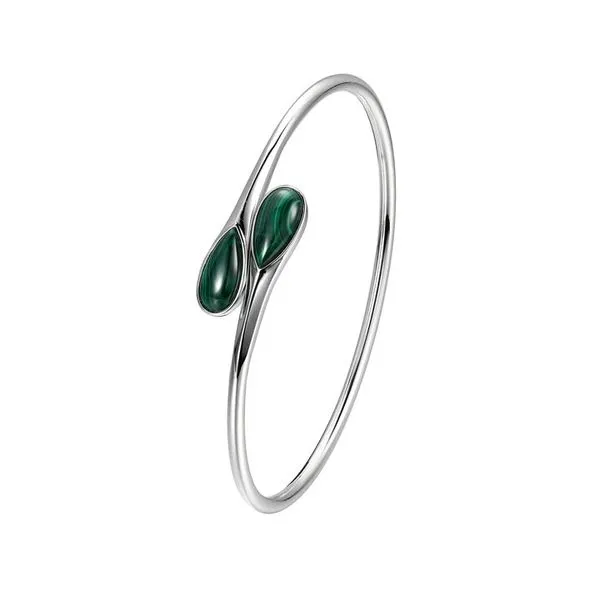 ELLE MALACHITE BANGLE BRACELET Dondero's Jewelry Vineland, NJ