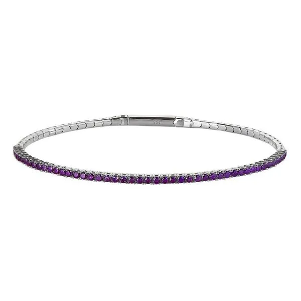 SIMULATED AMETHYST BRACELET Dondero's Jewelry Vineland, NJ