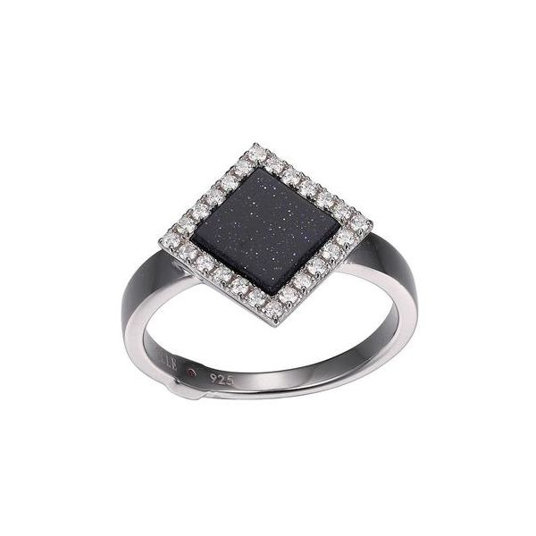 Emerald Cut 1.25 Carat Black Diamond Moissanite Engagement Ring Annive –  agemz