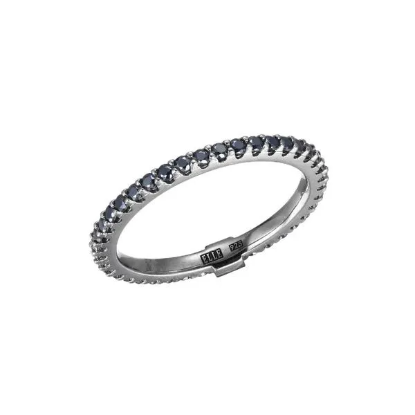 Black spinel eternity deals band