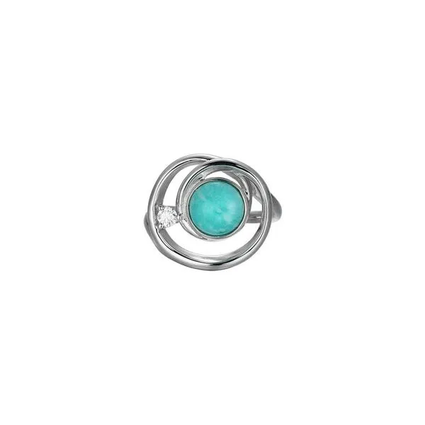 ELLE AMAZONITE STONE RING Dondero's Jewelry Vineland, NJ