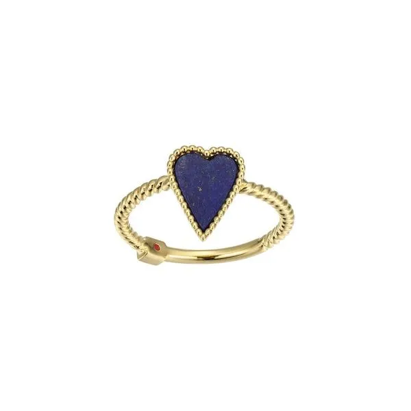 ELLE LAPIS HEART RING Dondero's Jewelry Vineland, NJ