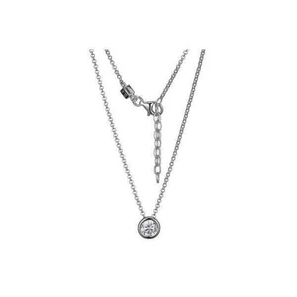 ELLE BEZEL PENDANT/NECKLACE Dondero's Jewelry Vineland, NJ