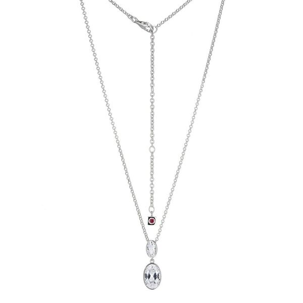 ELLE OVAL CZ NECKLACE Dondero's Jewelry Vineland, NJ