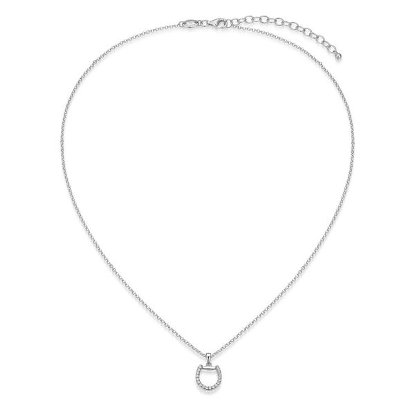 CHARLES GARNIER CZ HORSESHOE NECKLACE Dondero's Jewelry Vineland, NJ