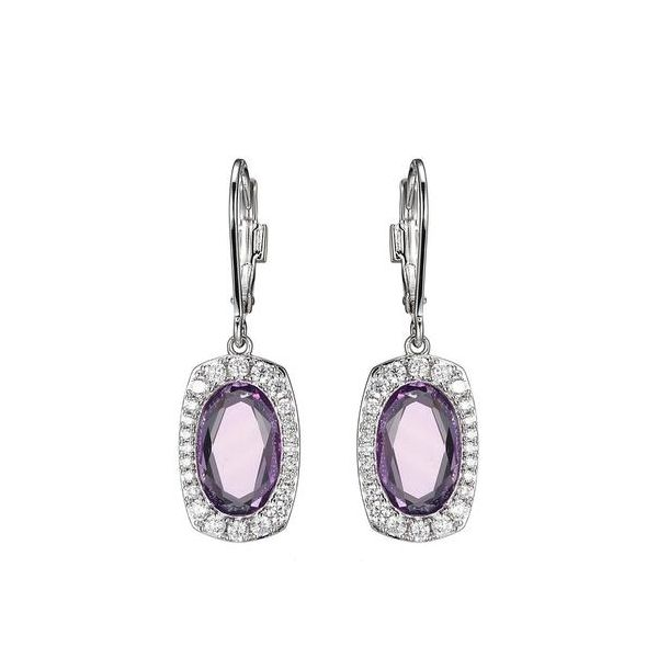 ELLE AMETHYST DANGLE EARRINGS Dondero's Jewelry Vineland, NJ