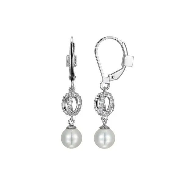 ELLE CZ/FWP DROP EARRINGS Dondero's Jewelry Vineland, NJ