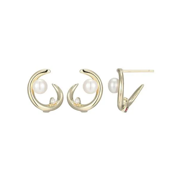 ELLE FRESHWATER PEARL EARRINGS Dondero's Jewelry Vineland, NJ
