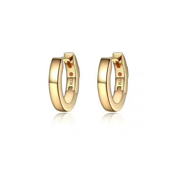 ELLE OVAL HOOP EARRINGS Dondero's Jewelry Vineland, NJ