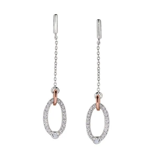 SIMULATED DIAMOND DROP EARRINGS Dondero's Jewelry Vineland, NJ