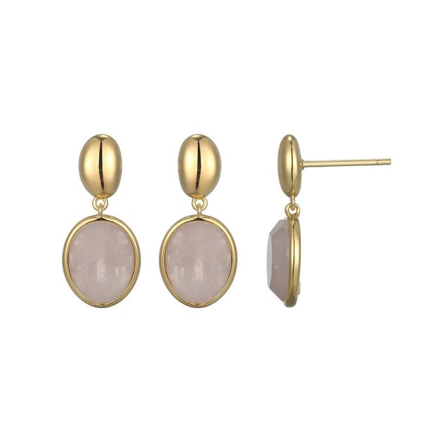 ELLE ROSE QUARTZ EARRINGS Dondero's Jewelry Vineland, NJ