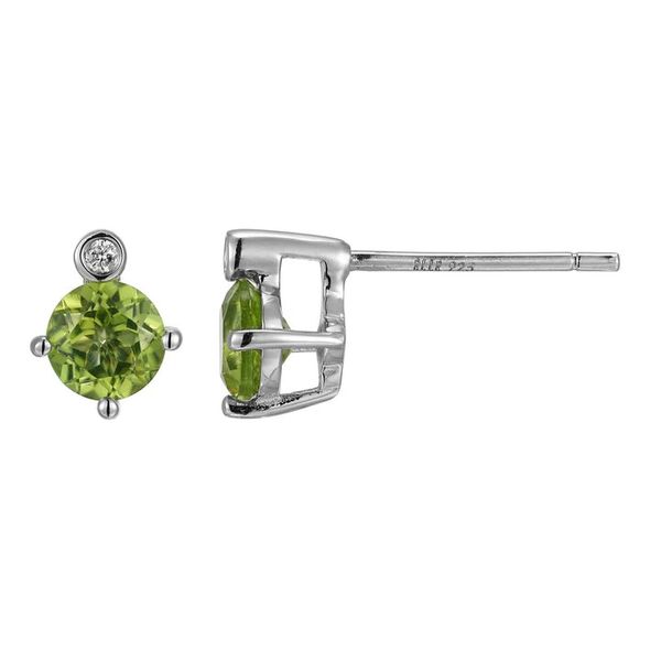 ELLE PERIDOT BIRTHSTONE EARRINGS Dondero's Jewelry Vineland, NJ