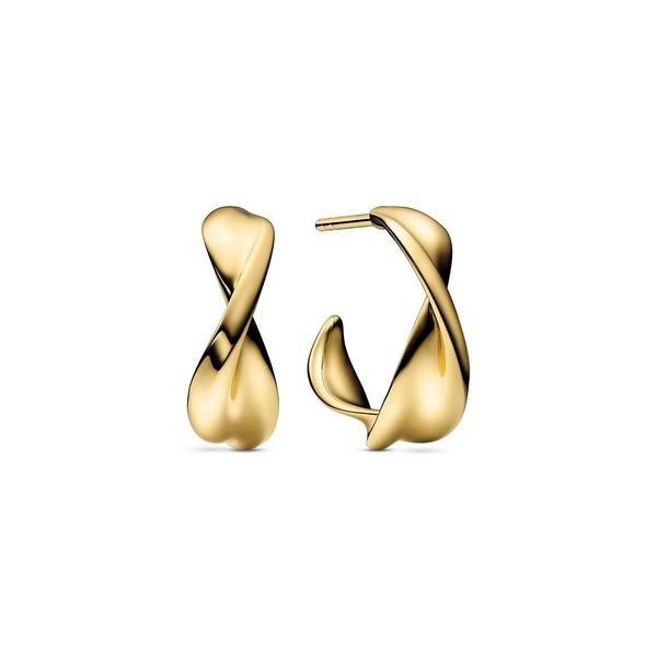 SIF JAKOBS Yellow Gold Plated Sterling SilverTwisted 
