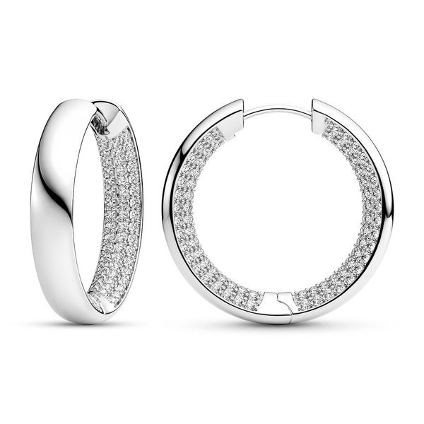 SIF JAKOBS Sterling Silver Hoop Earrings Dondero's Jewelry Vineland, NJ