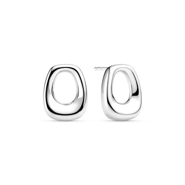 SIF JAKOBS Sterling Silver Open Style Post Earrings Dondero's Jewelry Vineland, NJ