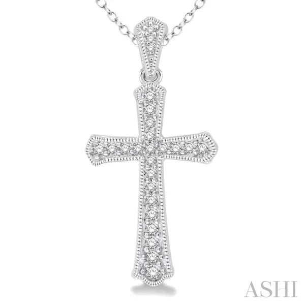 DIAMOND CROSS PENDANT/NECKLACE Dondero's Jewelry Vineland, NJ