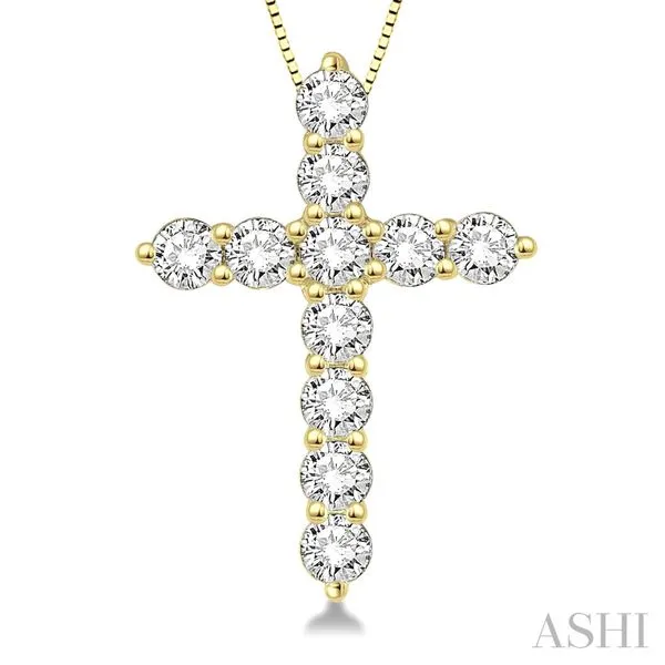 DIAMOND CROSS PENDANT/NECKLACE Dondero's Jewelry Vineland, NJ