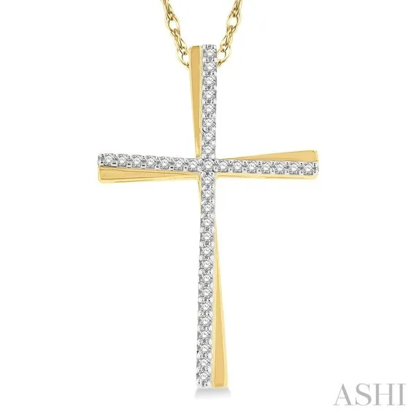 DIAMOND CROSS PENDANT/NECKLACE Dondero's Jewelry Vineland, NJ
