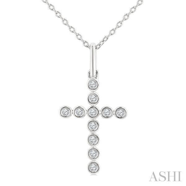 DIAMOND CROSS PENDANT/NECKLACE Dondero's Jewelry Vineland, NJ