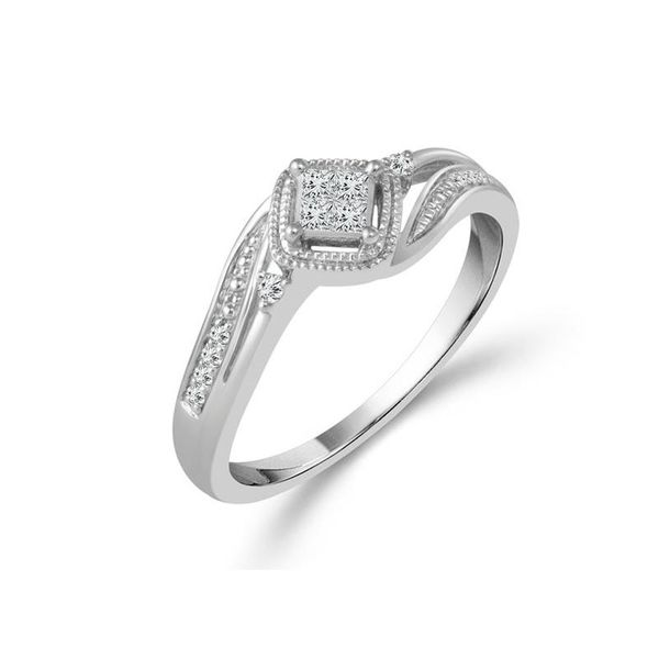 10kt White Gold Diamond Engagement Ring Don's Jewelry & Design Washington, IA