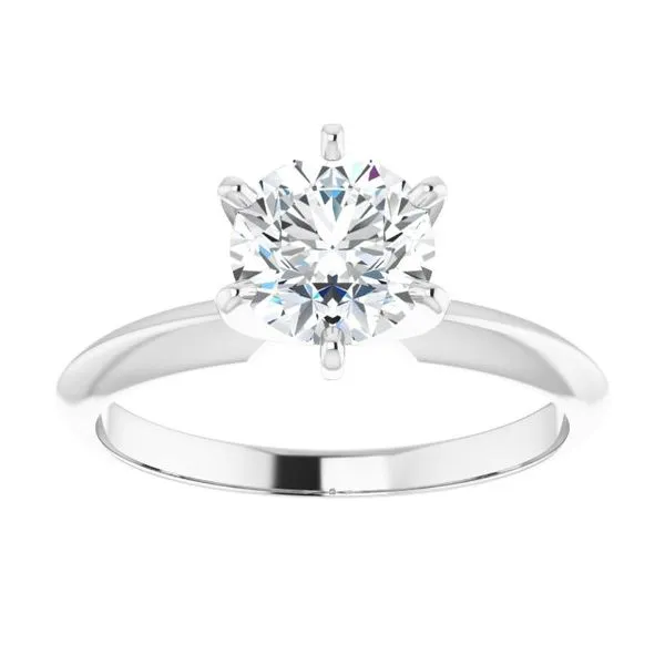 14kt White Gold Lab Grown Diamond Engagement Ring Don's Jewelry & Design Washington, IA