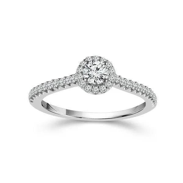 14kt White Gold 0.50ct Diamond Engagement Ring Don's Jewelry & Design Washington, IA