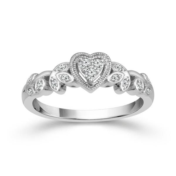 10kt White Gold Diamond Ring Image 2 Don's Jewelry & Design Washington, IA