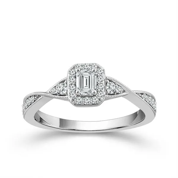14kt White Gold Diamond Engagement Ring Don's Jewelry & Design Washington, IA