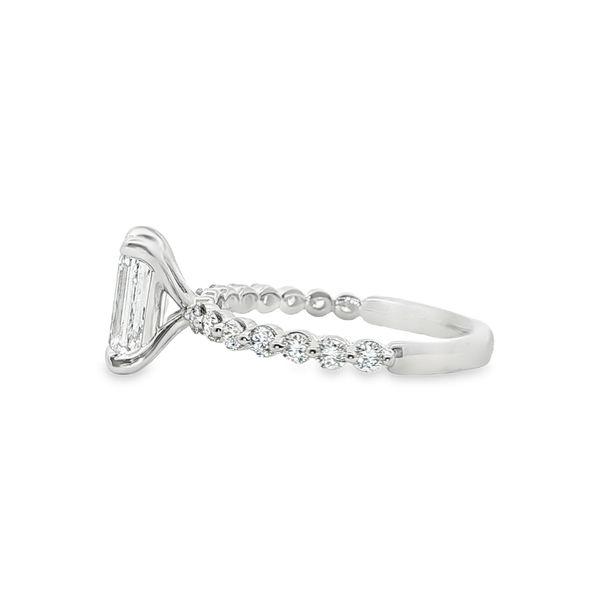Lab Grown Emerald Cut Diamond Engagement Ring Image 2 Don's Jewelry & Design Washington, IA