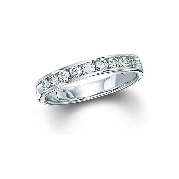 14kt White Gold Channel Set Diamond Ring Don's Jewelry & Design Washington, IA