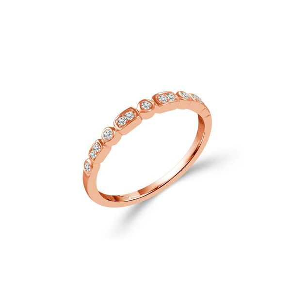 10kt Rose Gold Diamond Stackable Ring Don's Jewelry & Design Washington, IA