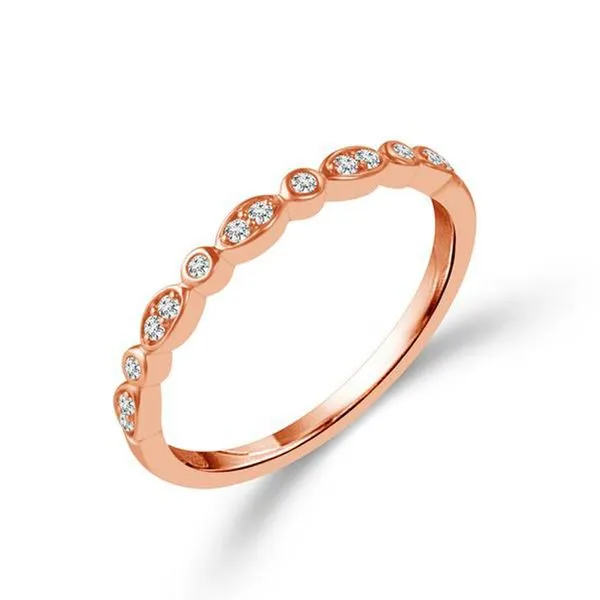 10kt Rose Gold Diamond Ring Image 2 Don's Jewelry & Design Washington, IA