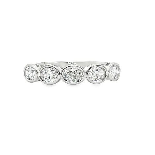 14kt White Gold Oval Diamond Ring Don's Jewelry & Design Washington, IA