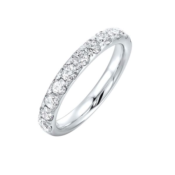 14kt White Gold Diamond Wedding Ring Don's Jewelry & Design Washington, IA